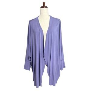 Soft Surroundings Lavender Women's Light Weight Open Cardigan Size 3X O0288